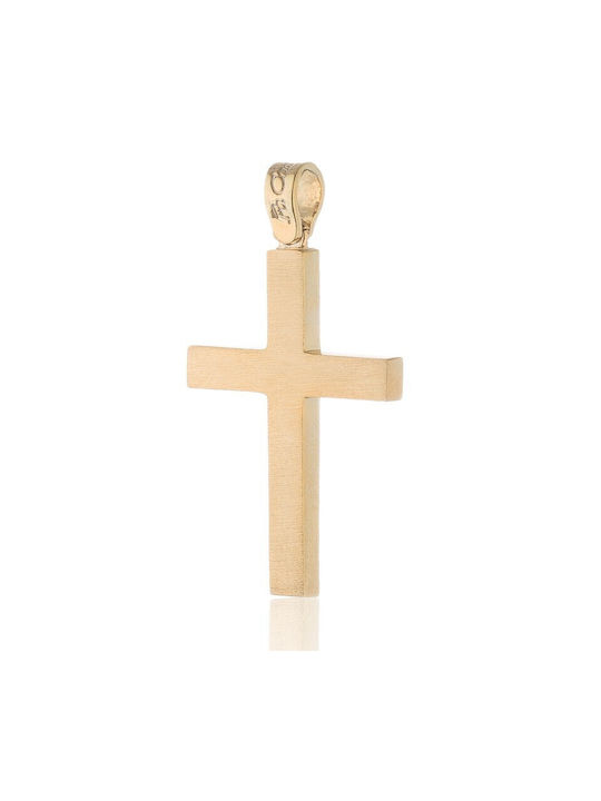 Fa Cad'oro Rose Gold Plated Cross