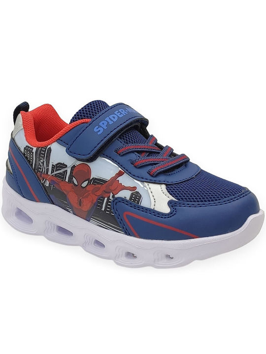 Spiderman Athletic Shoes with Lights Meridian 15sp6y06l Blue