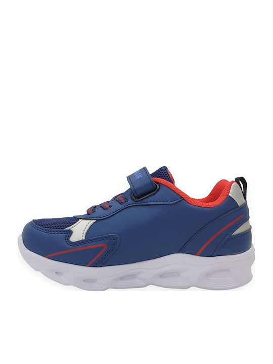 Αθλητικά Spiderman Με Φωτάκια Meridian 15sp6y06l Μπλε