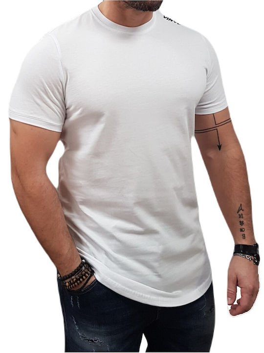 Vinyl Art Clothing Men's Short Sleeve T-shirt White