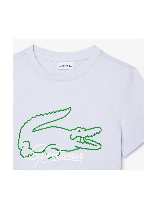 Lacoste Kinder-T-Shirt Heller Kroko-Druck