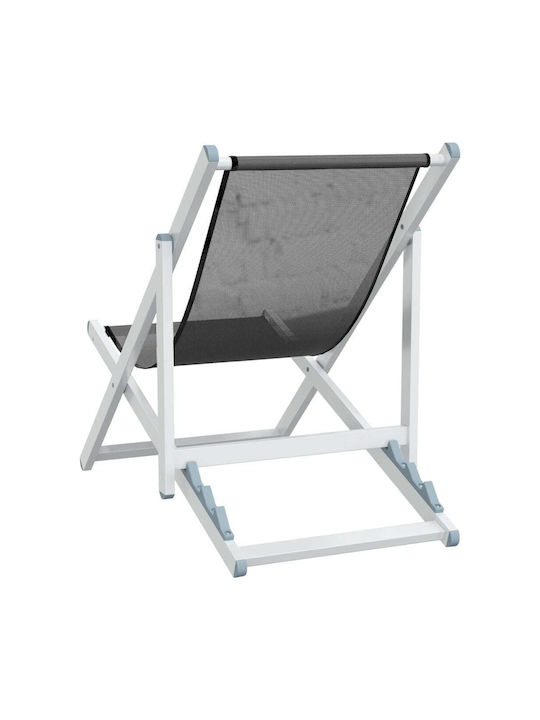 Σεζλόνγκ Αλουμινίου Γκρι 2τμχ 57x97.5x80cm