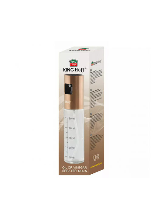 KING Hoff Δοχείο Λαδιού Σπρέι Γυάλινο 100ml
