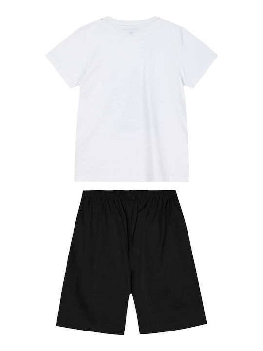 Energiers Kids Pyjamas Summer Cotton BLACK