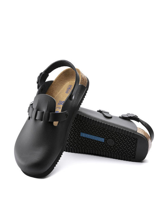 Kay Sl Leather Winter Men's Black Slippers
