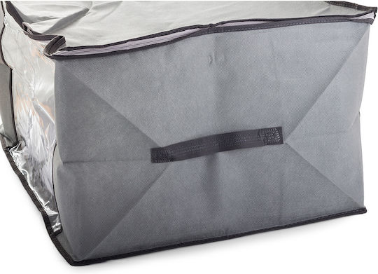 Geantă Din Plastic Pentru Depozitarea Pantofilor Gri 60x45x30cm