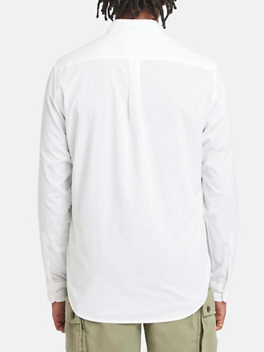 Timberland Men's Shirt Long Sleeve White