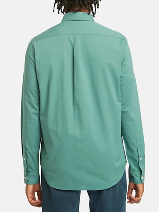 Timberland Men's Shirt Long Sleeve Green