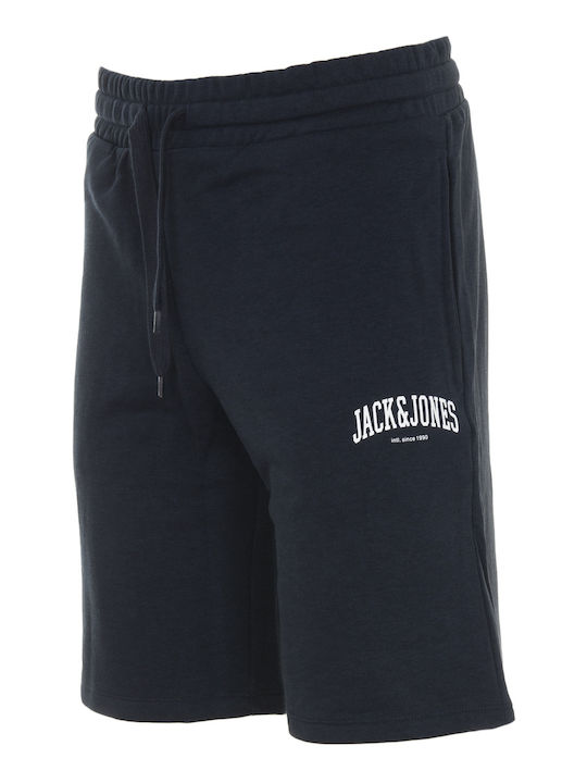 Jack & Jones Αθλητική Ανδρική Βερμούδα Navy Μπλε