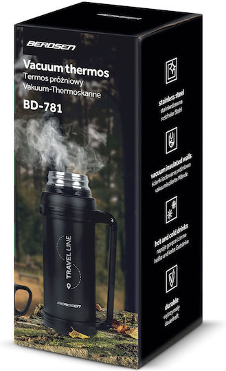 Berdsen Sticlă Termos Oțel inoxidabil 1.5lt Negru