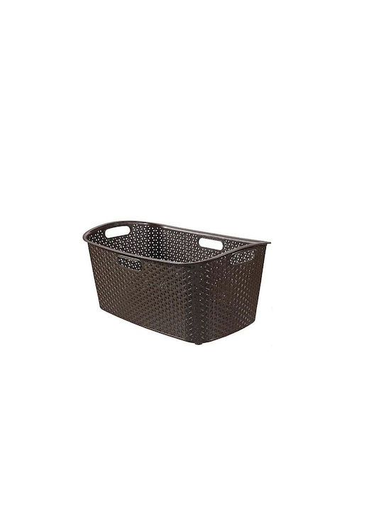 Curver Storage Basket Plastic Brown 47lt 1pcs