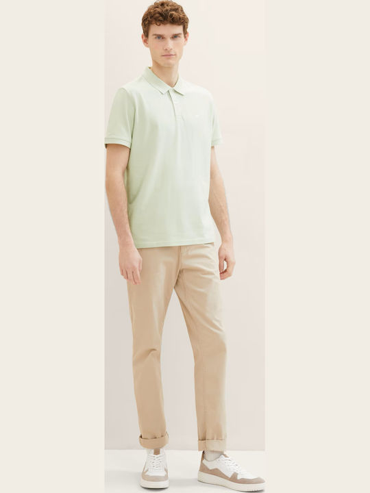 Basic Polo Αθλητική Μπλούζα Κοντομάνικη Πράσινη