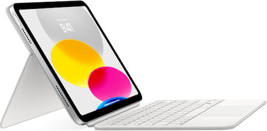 Apple Magic Keyboard Flip Cover Greek White iPad 2022 10.9''