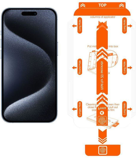 Mobile Origin Προστασία Κάμερας Tempered Glass Διάφανο για το iPhone 15