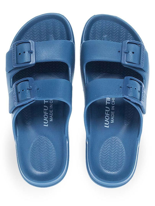 Flip Flops In Sandal Style In Blue Colour