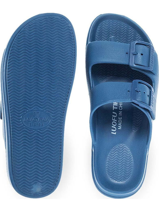 Flip Flops In Sandal Style In Blue Colour
