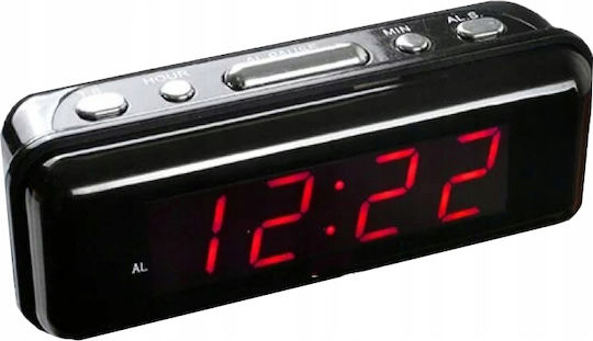 Digital LED Tabletop Clock with Alarm Black ZK11723QWS0