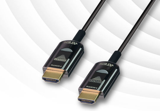 Aten Cabluri HDMI 2.0 Premium High Speed 4K 60Hz HDR HDMI De Sex Masculin - HDMI De Sex Masculin 10m Negru