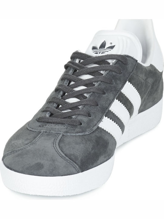 Gazelle Sneakers Dark Grey Heather / White / Gold Metallic