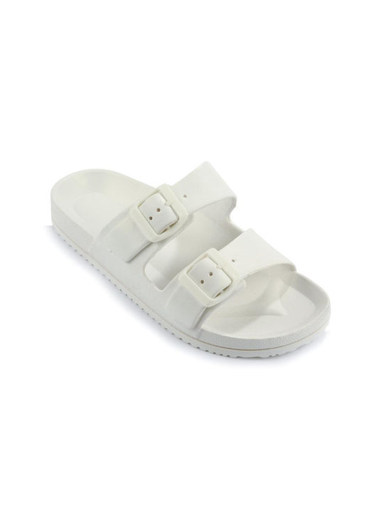 Papuc cu două picioare de plastic Fshoes 5161.04 - Fshoes - Alb