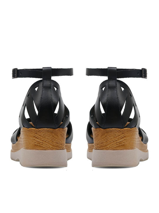 Porronet Platforme Dama Casual Extra Light Anatomici Extra Soft Comfort Memory Foam Culoare Negru Dermă Léo