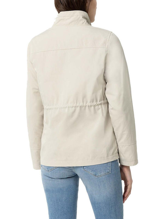 Tiffosi Women's Short Lifestyle Jacket for Winter Beige