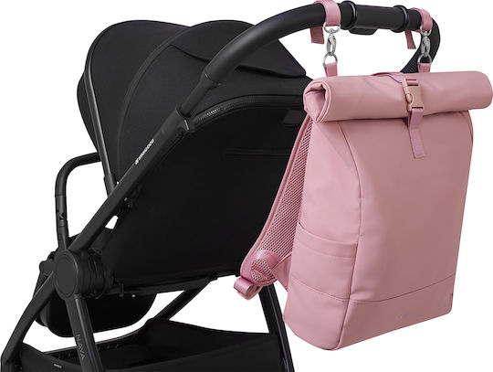 Kikka Boo Wickeltasche-Wickelrucksack Jayden Rosa 34cm.