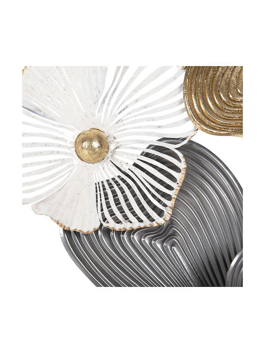 HomeMarkt Wall Decor Made of Metal 120x7.5x51cm
