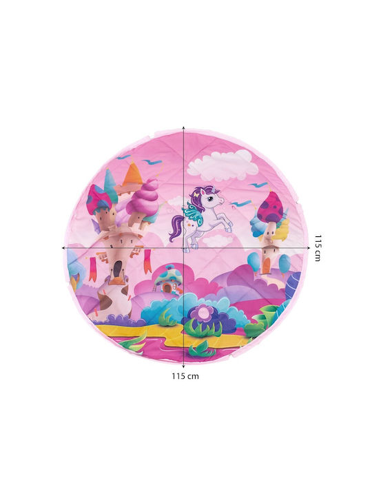 Sevi Bebe Saltea de Joacă pentru Copii din Țesătură 115x115cm 1buc