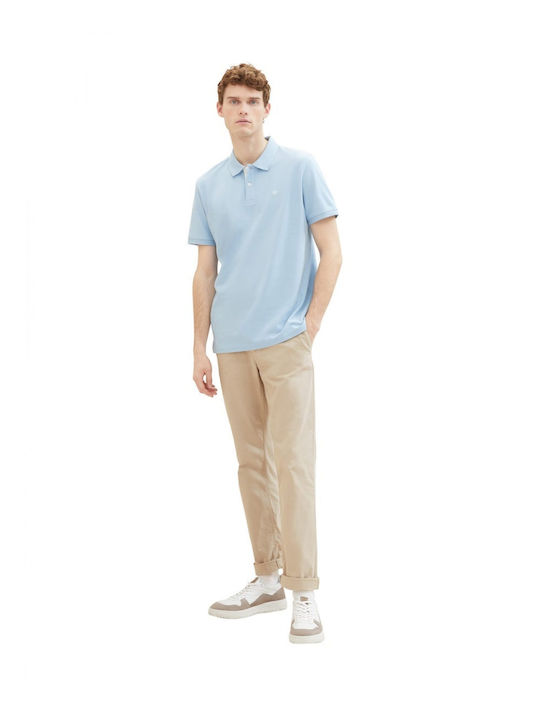 Basic Polo Αθλητικό T-shirt Middle Blue