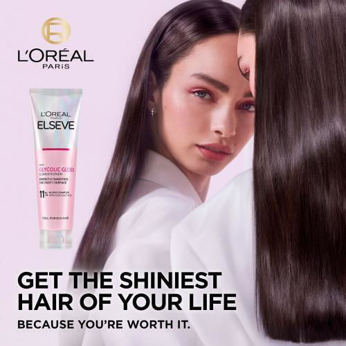 L'Oréal Paris Elseve Glycolic Gloss Haarspülung 150 ml für Frauen