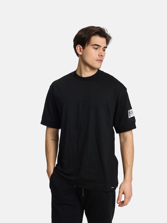 Paco & Co Men's Short Sleeve T-shirt Black