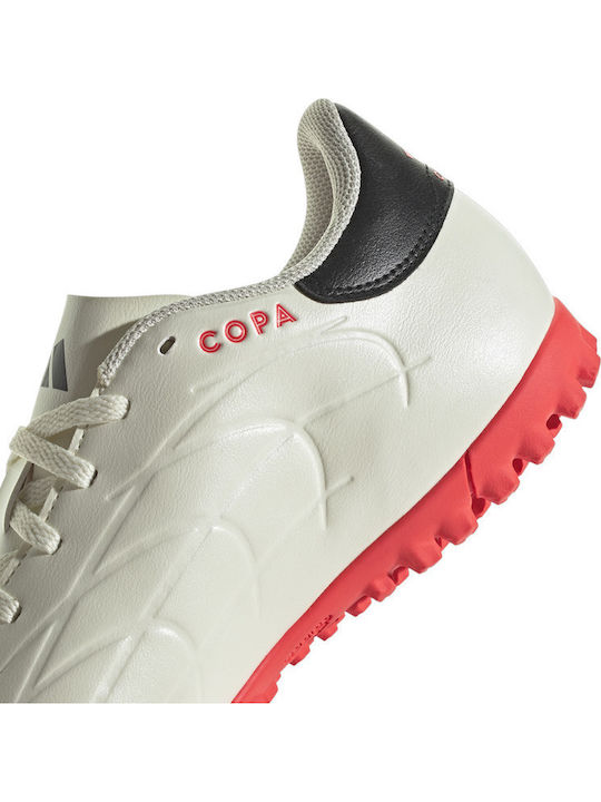 adidas Copa Pure 2 Club Ποδοσφαιρικά Παπούτσια με Σχάρα TF Λευκά