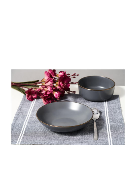 Heinner Calypso Plate Soup Ceramic White with Diameter 20cm