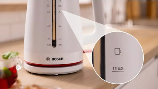 Bosch MyMoment Електрически Канa 1.7л 2400W Бял