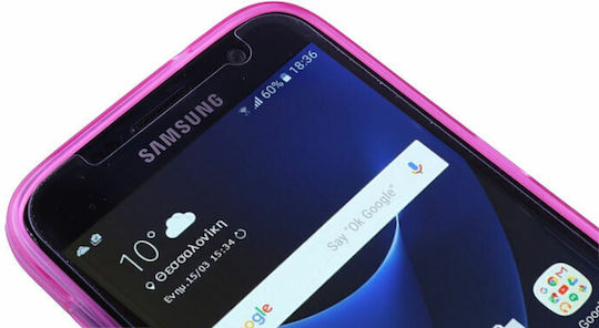Volte-Tel Back Cover Σιλικόνης Ροζ (Galaxy S7)