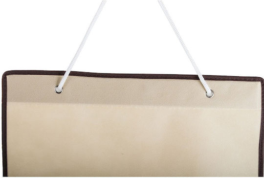 Kunststoff Aufhängen Aufbewahrungsbeutel für Kleidung in Ecru Farbe 90x45cm 1Stück