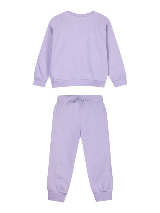 Energiers Kinder Sweatpants Set - Jogginganzug lila 2Stück