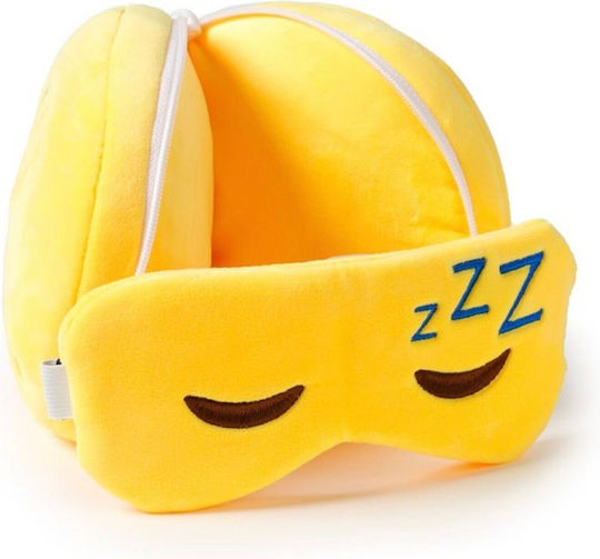 Head Set de călătorie Mască και Pernă M15.5xL15xH9cm