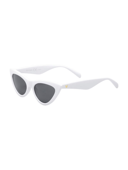 Women's Sunglasses with White Frame 02-3104-White-Black