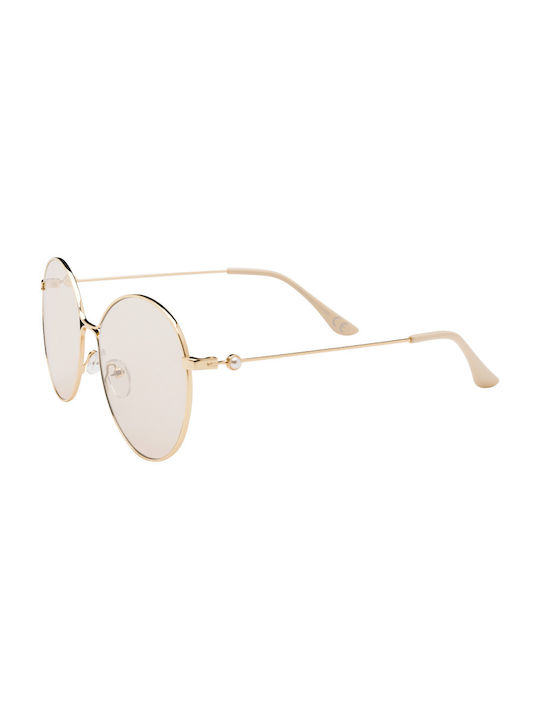 Women's Sunglasses with Gold Metal Frame 01-6877-5