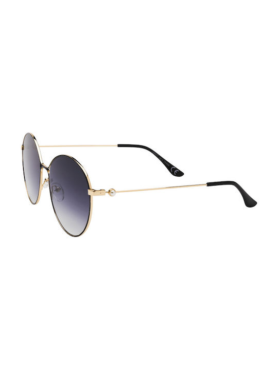 Women's Sunglasses with Gold Metal Frame 01-6877-1