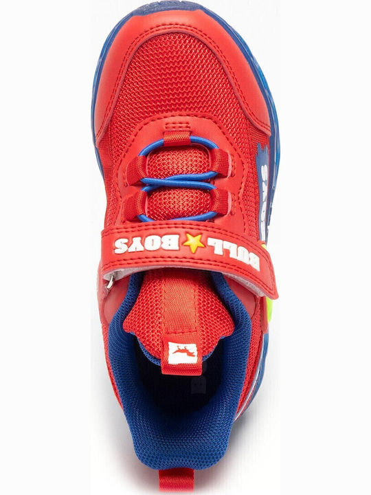 Kids Sneakers Anatomic with Scratch & Lights Red