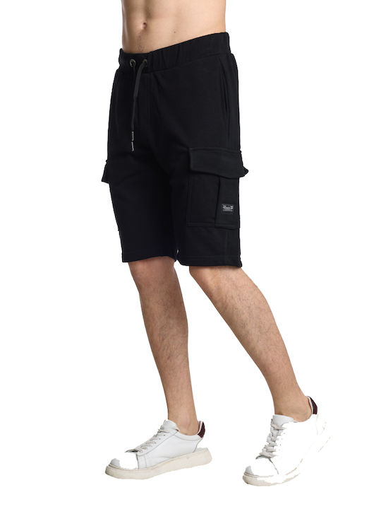 Paco & Co Herrenshorts Cargo Schwarz