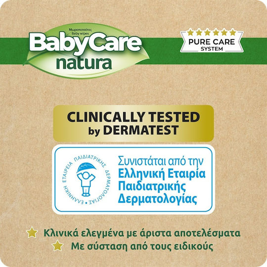 BabyCare Natura Baby Wipes without Parabens 54pcs