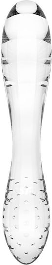 Satisfyer Dazzling Glasdildo Transparent