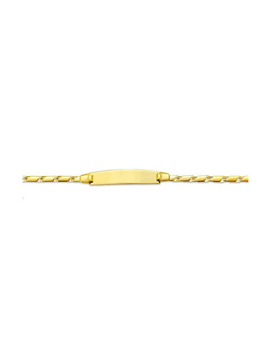 Atofio Kosmima Kids Bracelet ID from Gold 14K