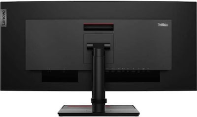 Lenovo ThinkVision P34w-20 Ultrawide IPS Monitor 34" QHD 3440x1440 με Χρόνο Απόκρισης 4ms GTG