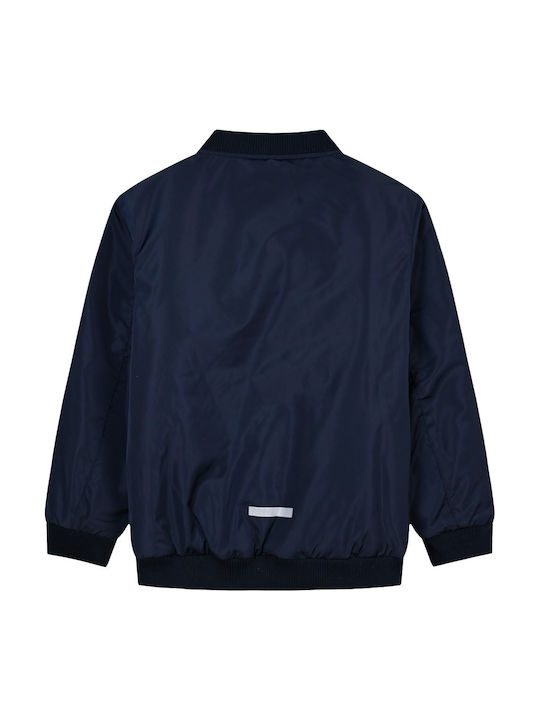Αδιάβροχο Παιδικό Bomber Κοντό Navy Μπλε