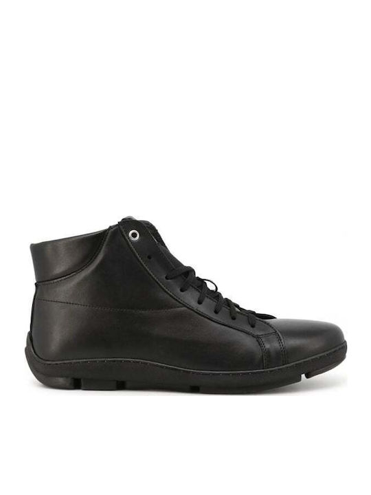 Leather Men's Boots Black